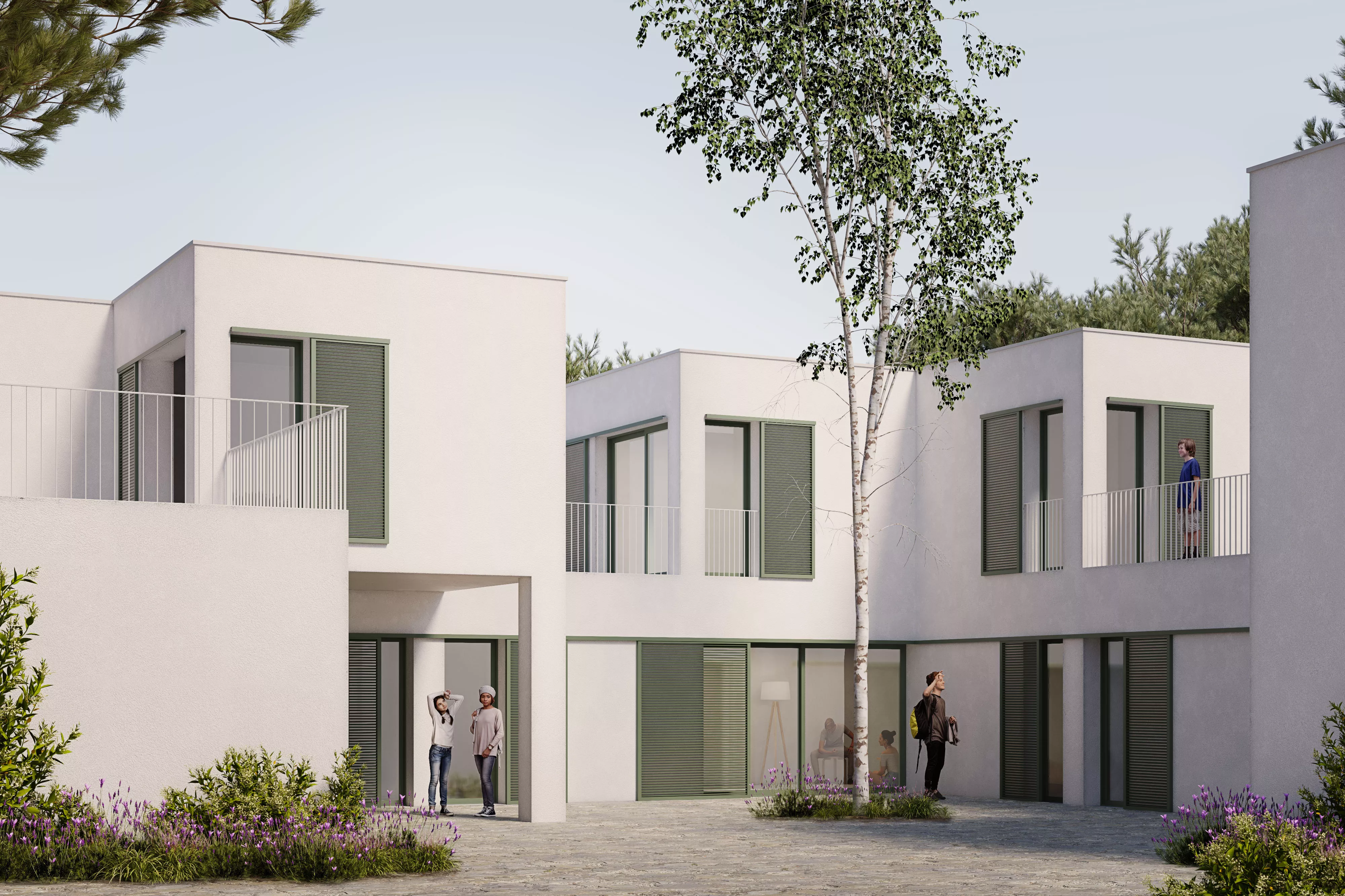 render mòduls alberg tarragona