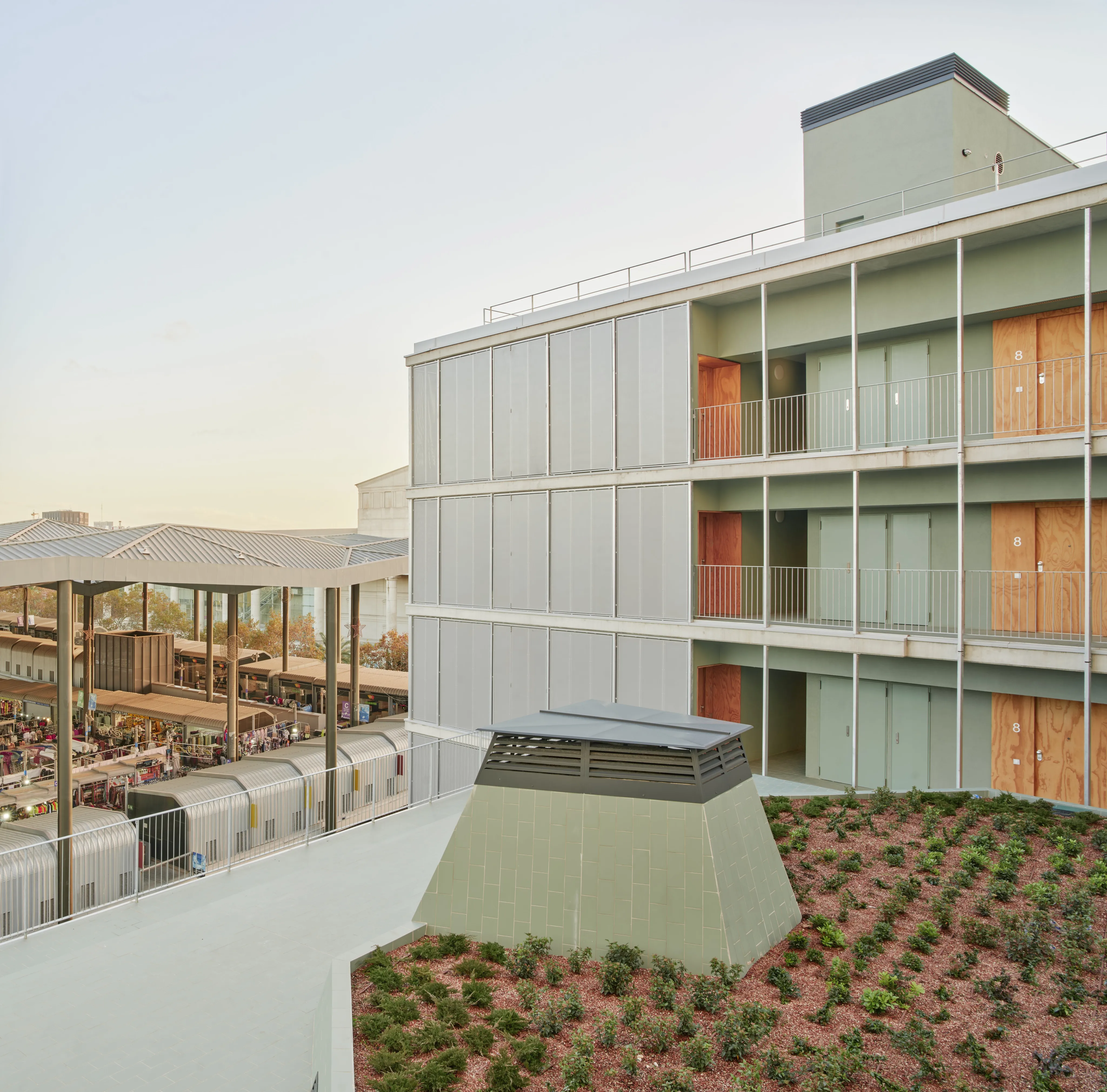 façana habitatges Glòries